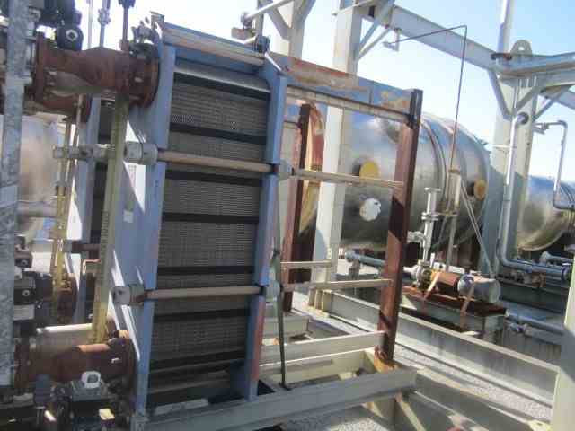 275 Sq Ft Alfa Laval  Stainless Steel Plate Heat Exchanger