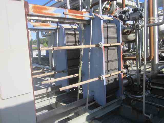 275 Sq Ft Alfa Laval  Stainless Steel Plate Heat Exchanger