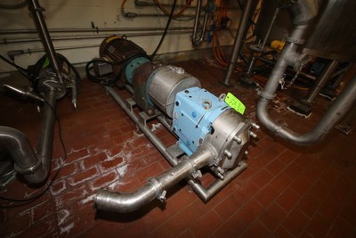 30 HP SPX Flow SS Positive Displacement Pump