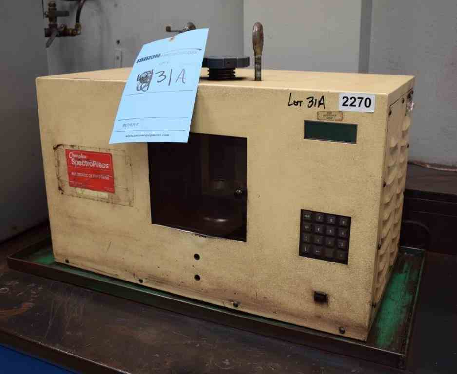 30 Ton ChemPlex Compacting Press
