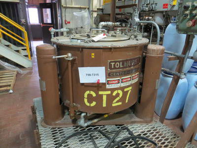 30 " Dia Tolhurst Basket Centrifuges
