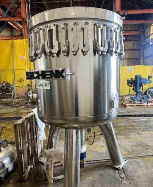 300 Sq Ft Schenck Process NA Stainless Steel Pressure Leaf Filter