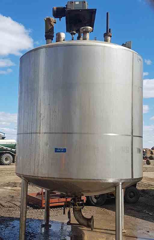 Stainless Steel 0 to 999 gallons Used Stainless Steel 0 to 999