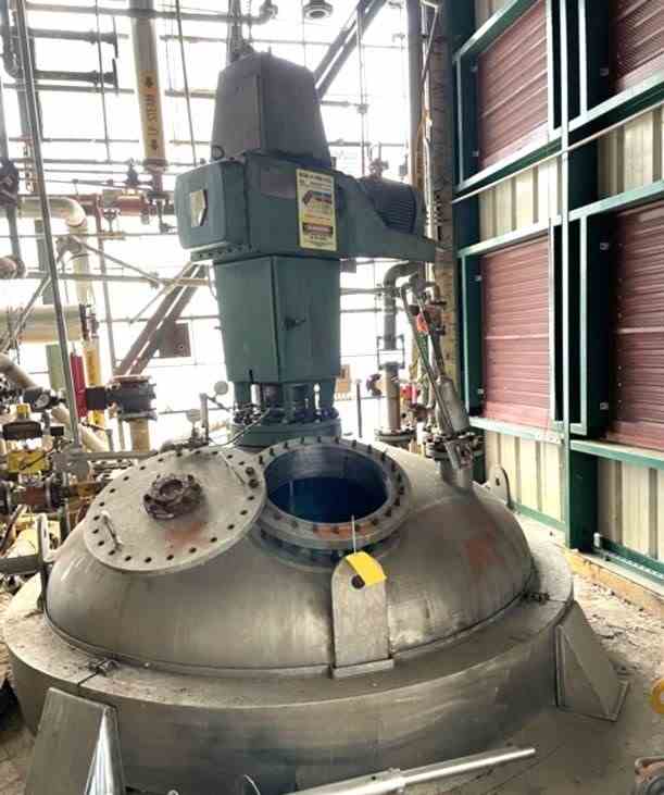 3000 Gal Ward Tank Stainless Steel Reactor