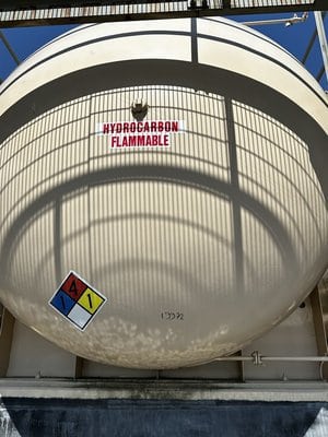 30000 Gallon Horizontal Carbon Steel Pressure Vessel - Highland Tank