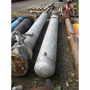 150 Sq Ft Rubicon Ind. Stainless Steel Shell & Tube Heat Exchanger