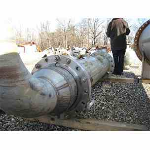 187 Sq Ft Doyle & Roth  Stainless Steel Shell & Tube Heat Exchanger