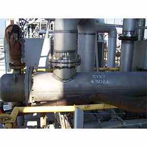 100 Sq Ft RECO Industries Stainless Steel Shell & Tube Heat Exchanger