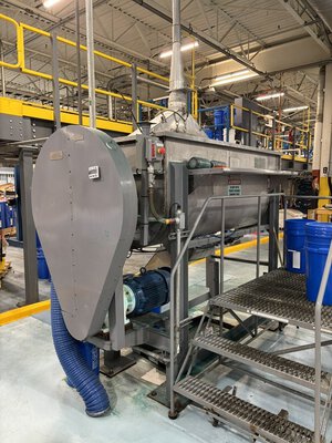 36 Cu Ft JH Day 304 Stainless Steel Ribbon Blender