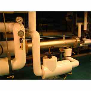 90 Sq Ft Allegheny Bradford Stainless Steel Shell & Tube Heat Exchanger