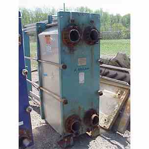2059 Sq Ft Alfa Laval  Stainless Steel Plate Heat Exchanger