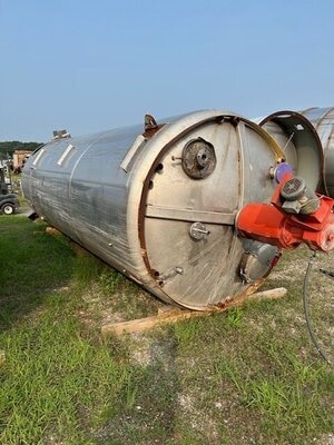 4000 Gal Stainless Steel Mix Tank