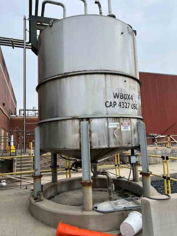 4000 Gallon Stainless Steel Mix Tank