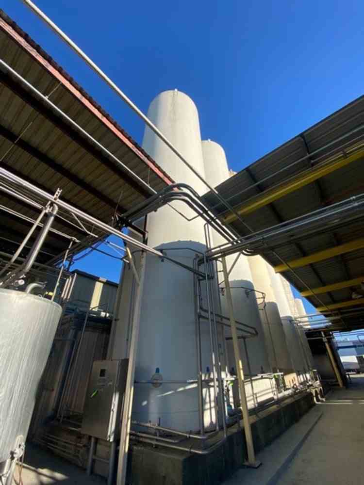 40000 Gal Mueller Stainless Steel Silo