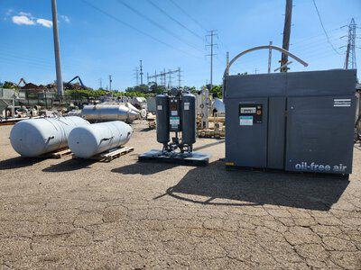 420 CFM Atlas Copco Rotary Screw Compressor