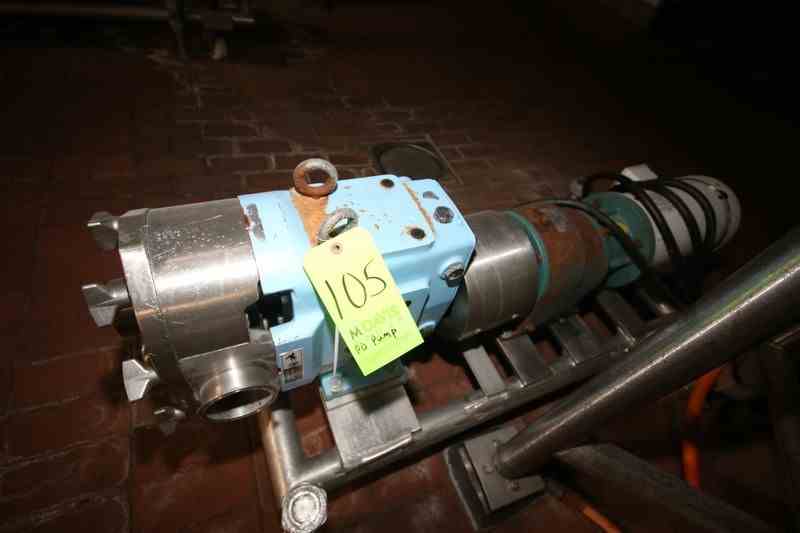 5 HP SPX Flow SS Positive Displacement Pump
