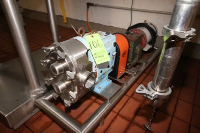 5 HP SPX Flow SS Positive Displacement Pump