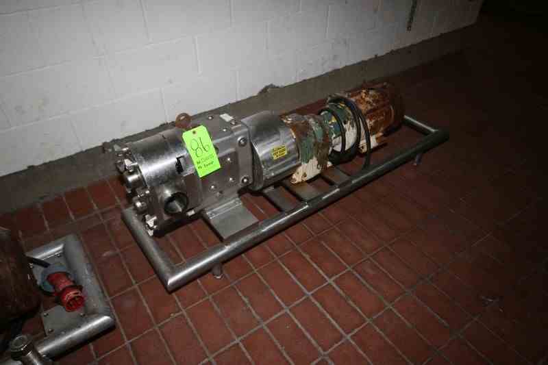 5 HP Waukesha Cherry-Burrell SS Positive Displacement Pump