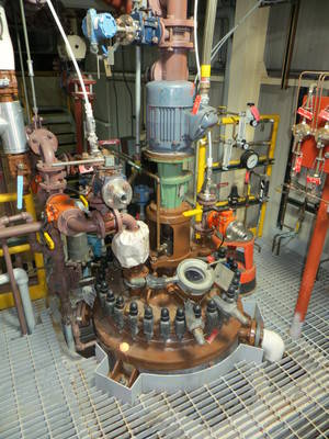 50 Gal De Dietrich Glass Lined Reactor