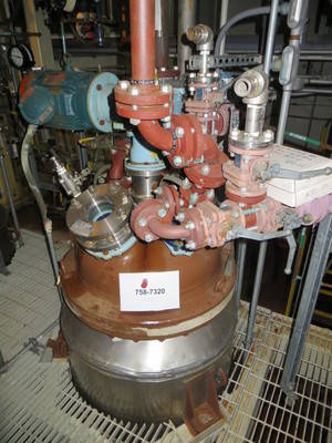 50 Gal Pfaudler Glass Lined Reactor