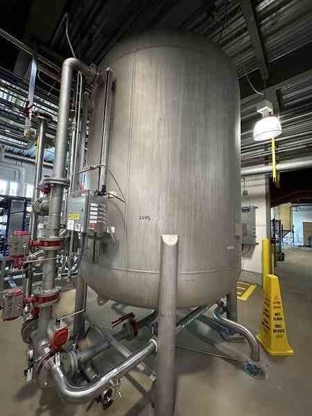 500 Gal Apache Stainless Stainless Steel Pressure Vessel