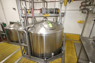 500 Gal Feldmeier Stainless Steel Tank