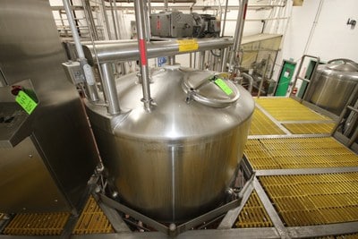 500 Gal Feldmeier Stainless Steel Tank