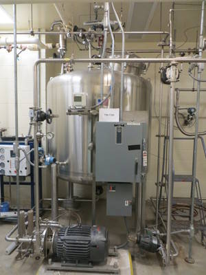 500 Gal Precision Stainless  Inc Stainless Steel Tank
