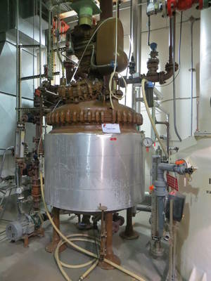 500 Gal Pfaudler Glass Lined Reactor
