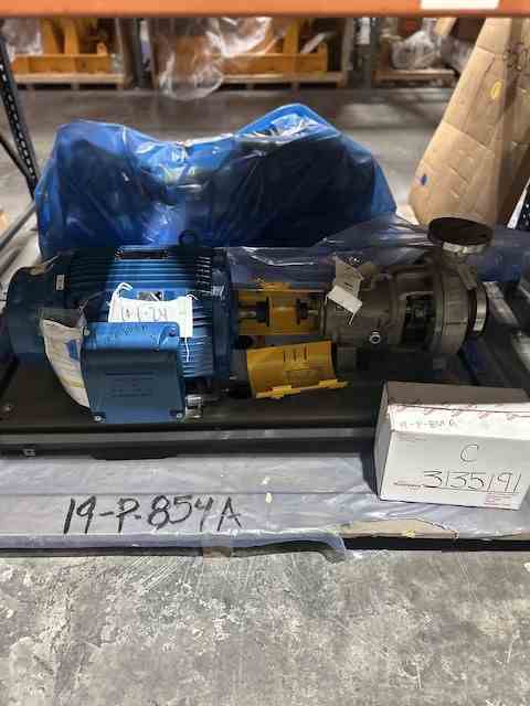 60 HP Stainless Steel Centrifugal Pump - Flowserve