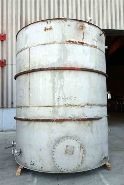 6000 Gal Nichols Stainless Steel Tank