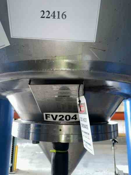 6200 Gal Ziemann Bauer GmbH 304 Stainless Steel Pressure Vessel