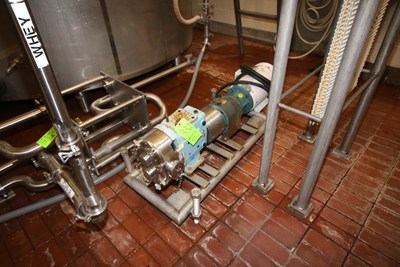 7.5 HP SPX Flow SS Positive Displacement Pump