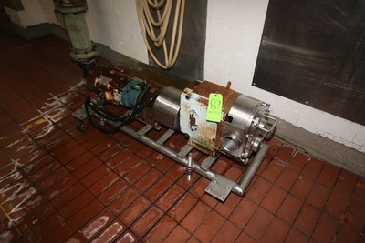 7.5 HP Waukesha SS Positive Displacement Pump