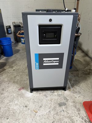 80 CFM Atlas Copco Rotary Screw Compressor