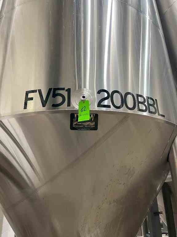 7990 Gal JV Northwest Inc 304 Stainless Steel Pressure Vessel