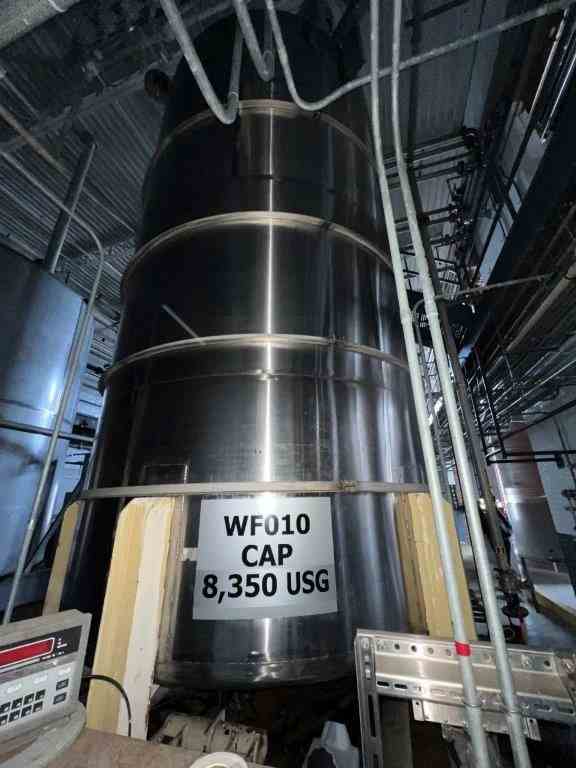 8350 Gal Stainless Steel Tank