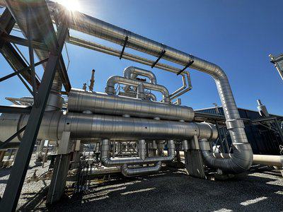 8136 Sq Ft Steeltek Shell and Tube Heat Exchanger - Carbon Steel
