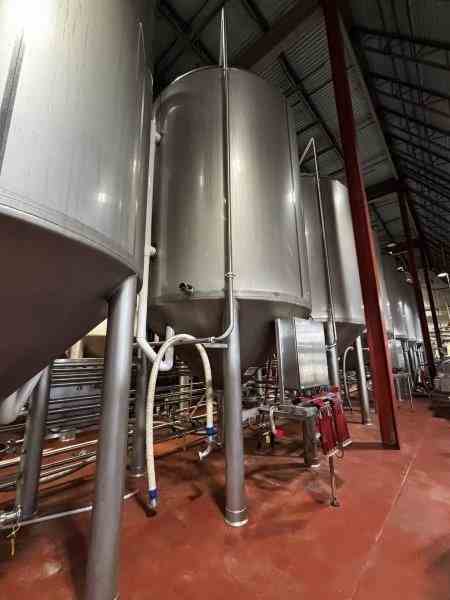 8300 Gal Mueller Stainless Fermentation Vessel