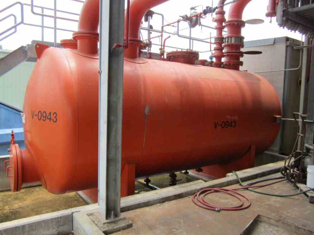 8400 Gal Coastal Industrial Fab Horizontal Carbon Steel Pressure Vessel
