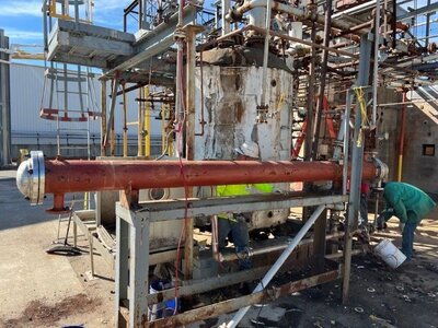 91-sq-ft-taylor-tank-company-rubicon-stainless-steel-shell-tube-heat-exchanger