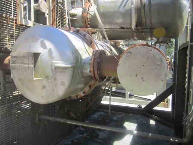912 Sq Ft Praj Industries Stainless Steel Shell & Tube Heat Exchanger
