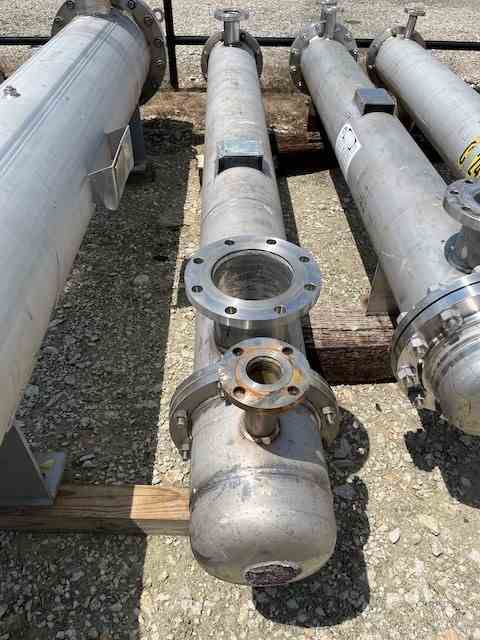 92 Sq Ft Kam Thermal Stainless Steel Shell & Tube Heat Exchanger