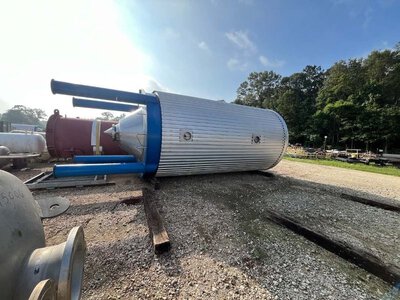 9300 Gallon Stainless Steel Pressure Vessel - Mfg by Ziemann Bauer