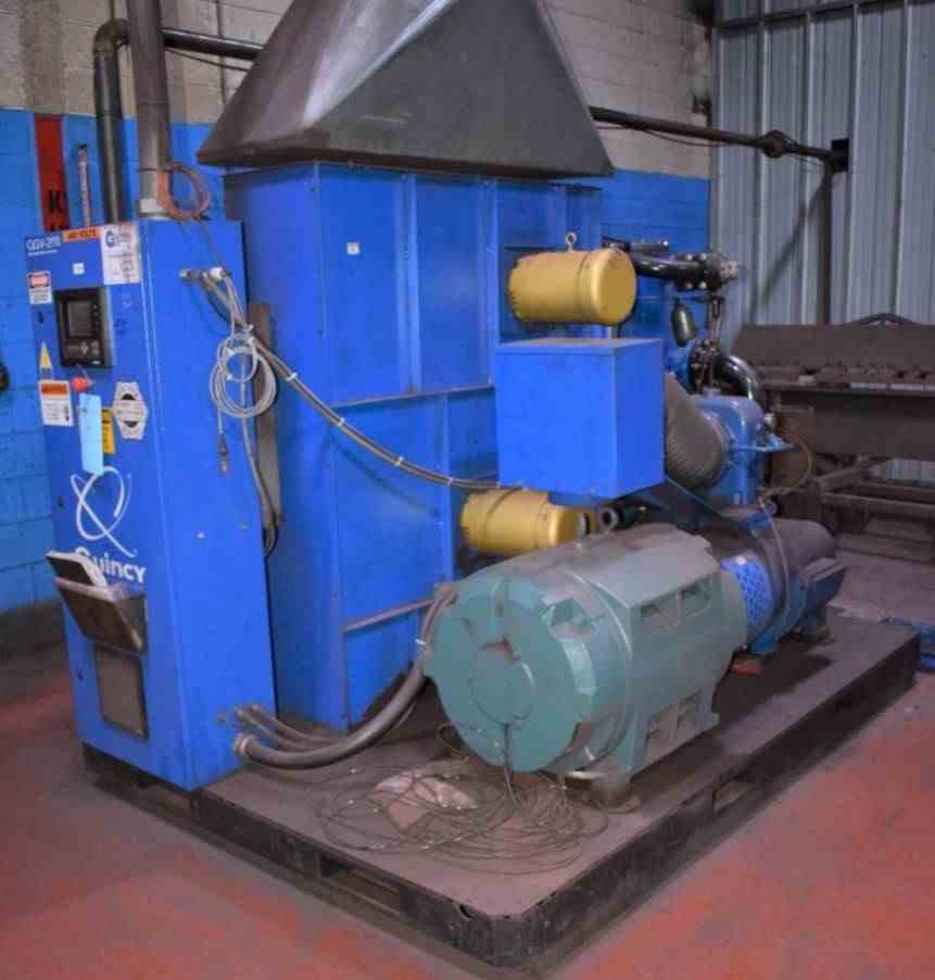 960 CFM Quincy Rotary Screw Compressor