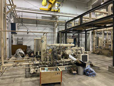 Overhead Compressor Skid