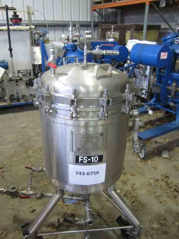 9.66 Sq Meter Sparkler Filters Inc Stainless Steel Nutsche Filter