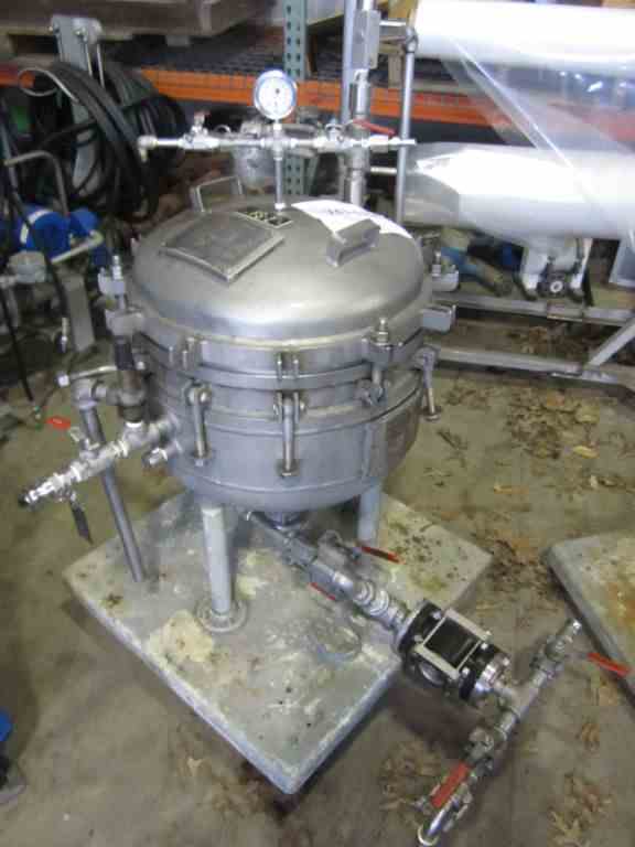 6.44 Sq Ft Sparkler Filters Inc 18 D 4 Stainless Steel Pressure Leaf Filter