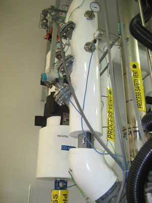 80 Sq Ft Fabrication Inc.  Tantalum Shell & Tube Heat Exchanger