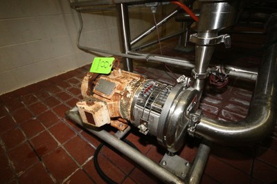 Waukesha 5 HP Stainless Steel Centrifugal Pump